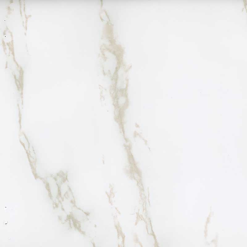 White Marble Non-self-adhesive Opaque Pvc Decor Film